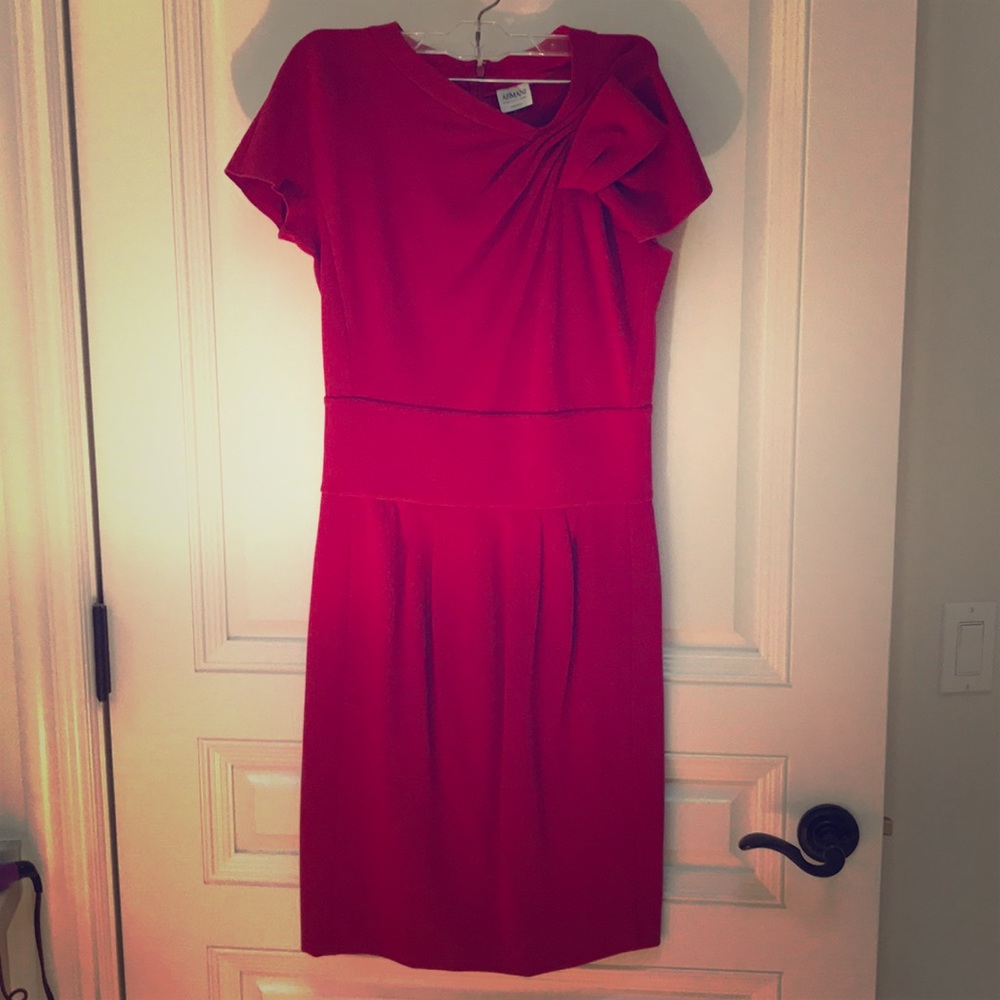 Designer Armani red dress